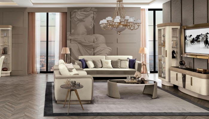 Sofa set 3+1+1 seater set design sofas upholstery couches relax modern sofa new