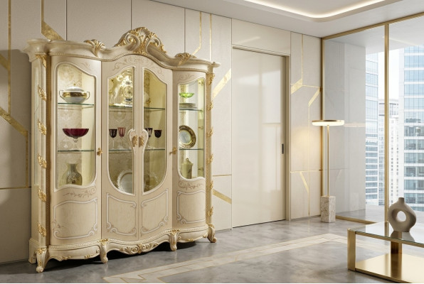 Cabinet Showcase Dining Room Sideboard Wood Cabinets Furniture Living Room Sideboard Glass