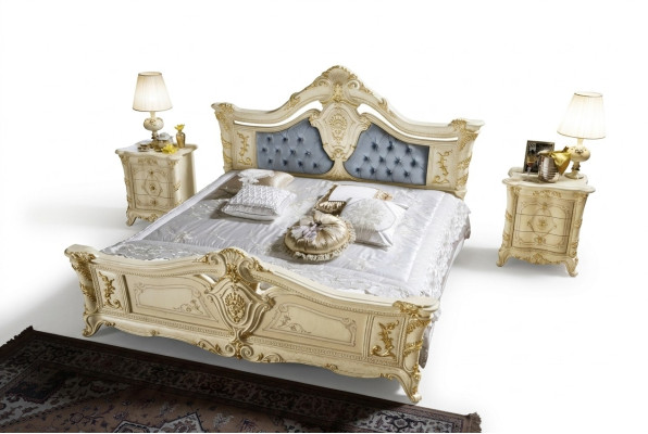 Chesterfield beds furniture leather bedroom hotel baroque classic bed luxury