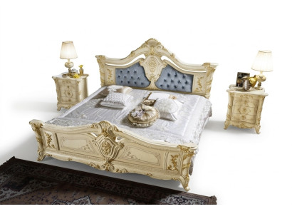 Chesterfield beds furniture leather bedroom hotel baroque classic bed luxury