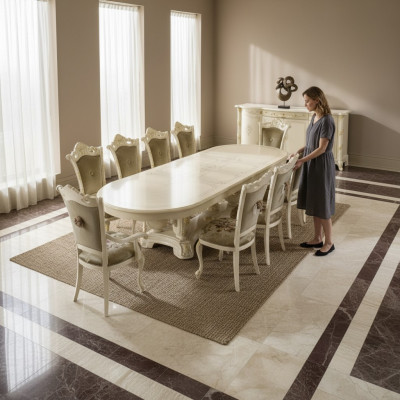 Wood furniture from Italy dining room tables furnishing dining table luxury table solid
