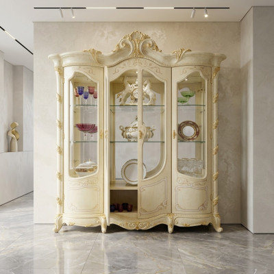 Living room display cabinets Italian furniture showcase glass cabinet vitrines new