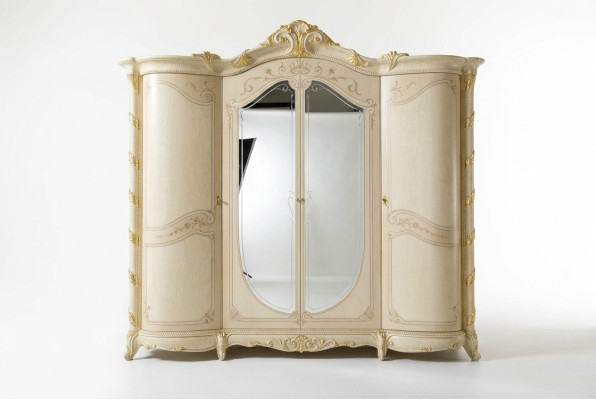 Bedroom furniture Italy wood cabinet wardrobe solid wood wardrobe