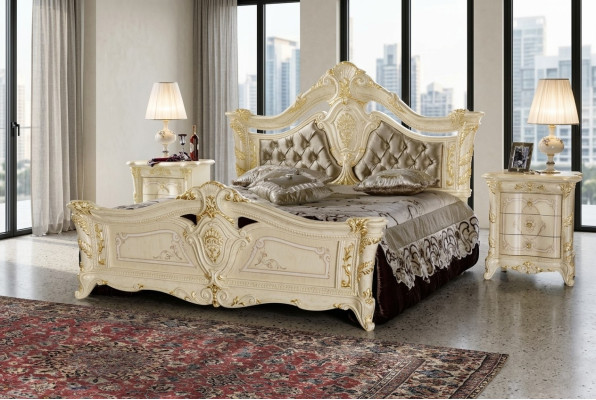 Double bed frame wood design modern luxury bed hotel beds upholstered bed