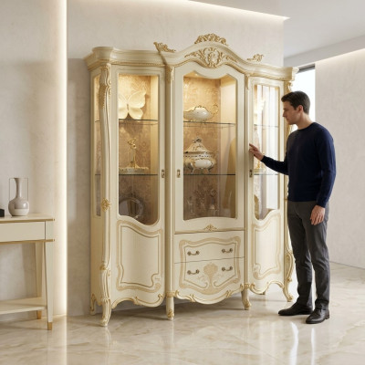 Display cabinet sideboard buffet cupboard Italian furniture shelving display cabinets