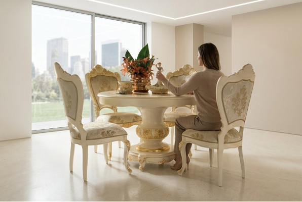 Dining table set dining room furniture fixture group table + 4 chair set 5-piece.