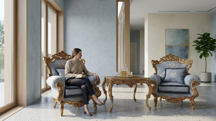 Armchair, table, sofa, coffee table, tables, side living room set, 3-piece side table.
