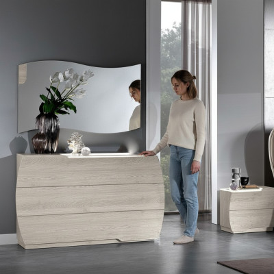 Furniture group wood bedroom design cabinet set dresser mirror dressers