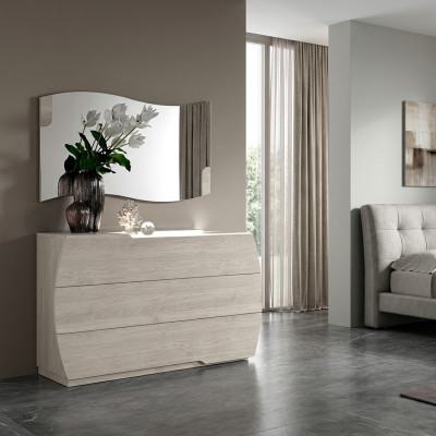 Furniture group wood bedroom design cabinet set dresser mirror dressers