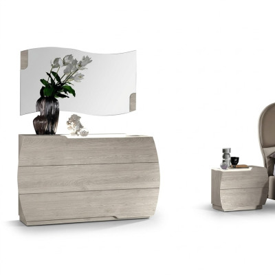 Furniture group wood bedroom design cabinet set dresser mirror dressers