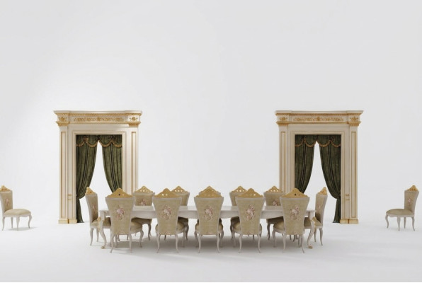 Dining room suite complete set table 10x chair design luxury furniture tables new