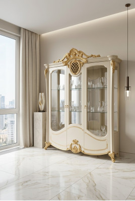 Display cabinet showcase cabinets design Italian furniture living room new
