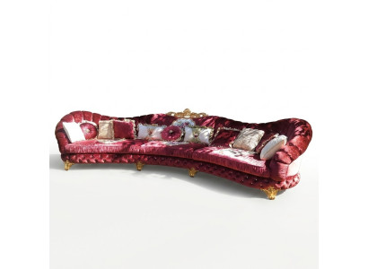 Designer sofa, corner sofa, living landscape, round couch, velvet couch, sofa, corner sofa, Italy