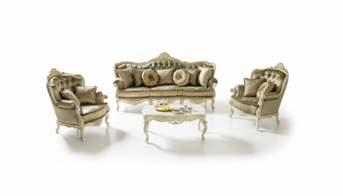 Sofa set 3+1+1 seater set design sofas upholstered couches relax couch sofa new