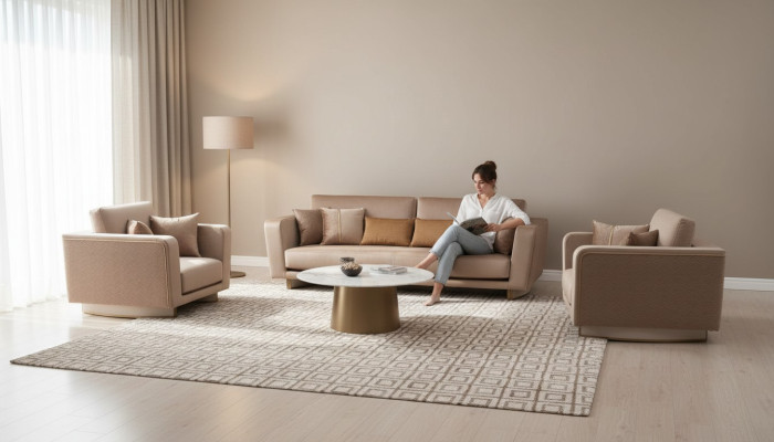 Sofa set 3+1+1 seater set design sofa upholstered couches classic 3 piece.