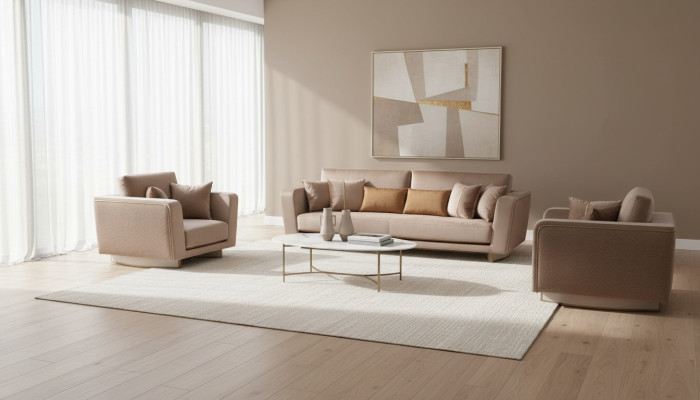 Sofa set 3+1+1 seater set design sofa upholstered couches classic 3 piece.