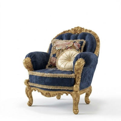 Classic design armchair living room single-seater sofa couch lounge club hotel luxury