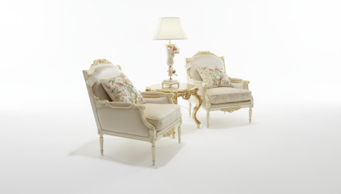 Single-seater Throne Single-seater Italian Style Designer Furniture Relax Club New Armchair