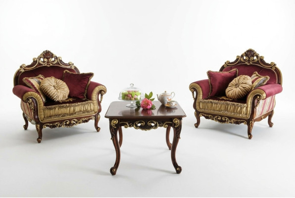 Set Chair Chairs Relax Group New Lounge Design Armchair Wood Club 2x Set New