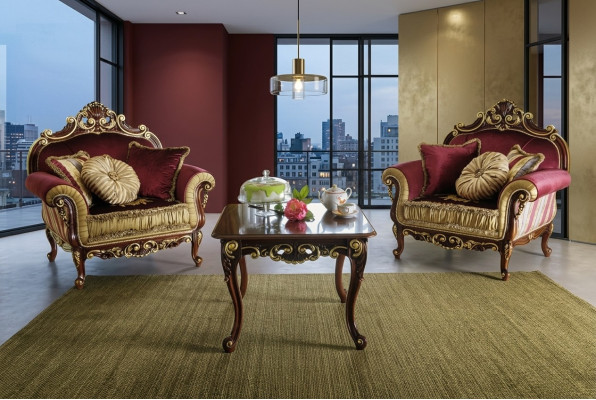 Luxury TV Club Upholstered Seat Design Armchair Couch Sofa Relaxation Fabric Lounge