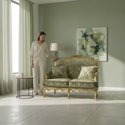 Sofa 2-seater Classic Couches Luxury Furniture Sofas Upholstered Couch New Two-seater