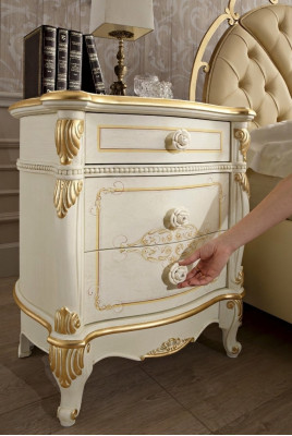 Nightstand Furniture Solid New Italian Console Design Side Tables