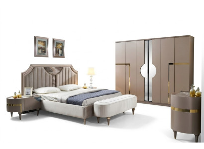 Furniture Modern Luxury Beds New Bed 2x Nightstand 3-piece Bedroom Set Design
