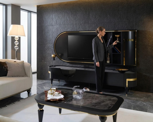 Modern TV lowboard, RTV cabinet furniture, stand television media cabinet sideboard.