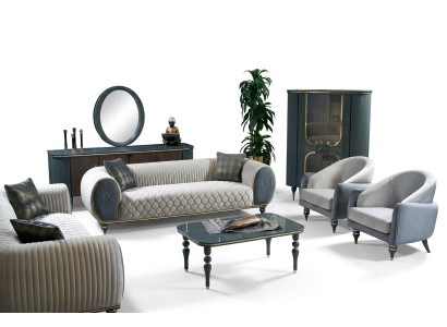 Design sofas upholstered couches fabric relax modern sofa set 3+1+1 seater set