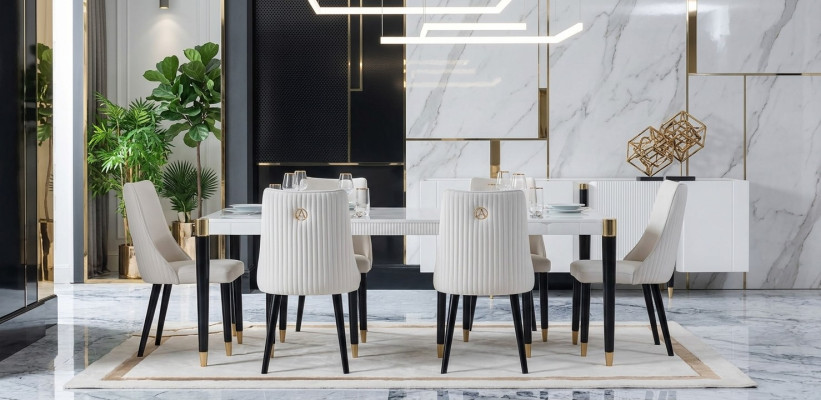 Modern S dining room wooden table design new dining table table extendable tables wood