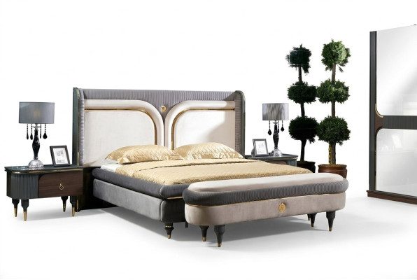 Luxury bed frame beds double bed frame design furniture bed marriage hotel modern