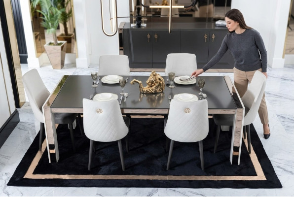 Table solid wood furniture from Italy dining room tables furnishings dining table luxury