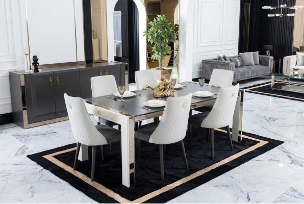 Table solid wood furniture from Italy dining room tables furnishings dining table luxury