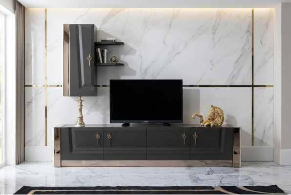 Sideboard living room furniture TV lowboard television stand design RTV cabinet wall unit