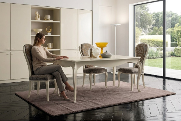 Dining set 5 pcs. Table set dining table 4 x chair set group
