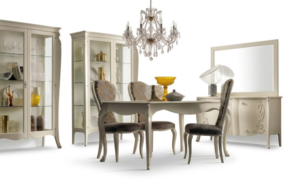 Dining set 5 pcs. Table set dining table 4 x chair set group