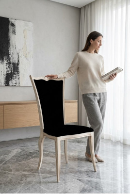 Luxury 1x chair dining chair kitchen chairs living room chair upholstered chair chair