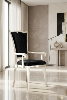 Luxury 1x Chair Dining Room Chair Armchair Living Room Chair Upholstered Chair Armrest
