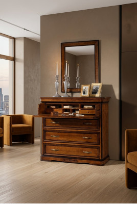 Dresser Mirror Modern Dressers Wood Design 2-piece Bedroom Set New Set