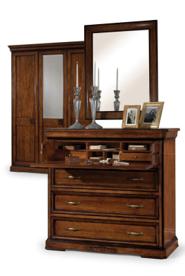 Dresser Mirror Modern Dressers Wood Design 2-piece Bedroom Set New Set