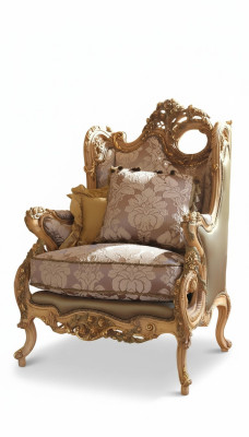 Armchairs Sofas Couch Poster Classic Fabric Classic Luxury 1 Seater Sofa Furniture