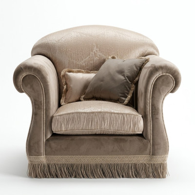 Armchair Sofa Couch 1 Seater Designer Couches Club Art Deco Upholstery TV Lounge