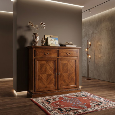 Chest of drawers wooden sideboard cabinet cabinets solid wood dresser living room new