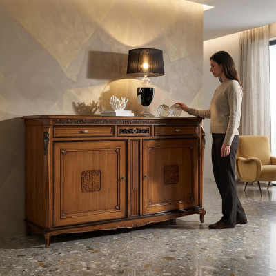 Sideboard Living Room Dresser Drawers Wood Sideboard Cabinet Cabinets Solid