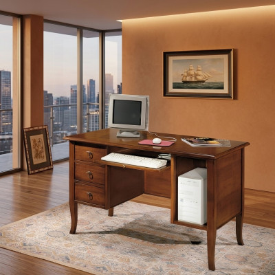 Office computer desk furniture set solid wood desk Italian furniture new