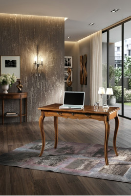 Computer desk secretary desk solid wood office table Italian tables new