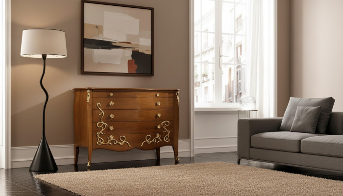 Dresser Sideboard Brown Solid Sideboards Wood Cabinet Furniture Dressers