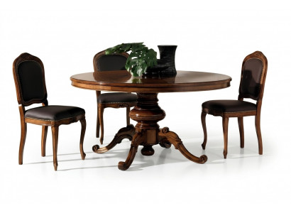 Classic dining table table round tables round baroque rococo furniture round tables new