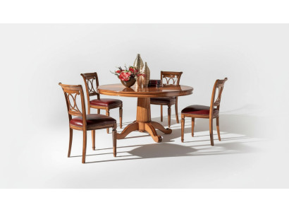 Round tables furniture dining table in antique style Italian dining tables wooden tables
