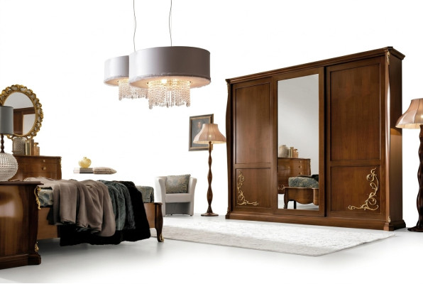 Bedroom Wardrobe Wooden Furniture Baroque New Classical Wardrobe Wardrobes